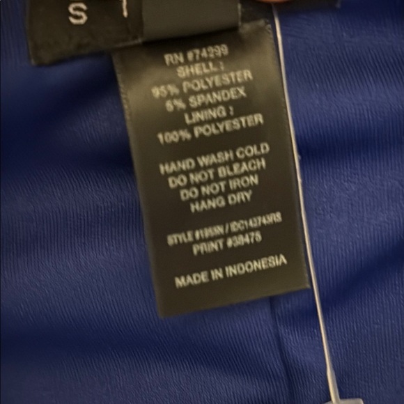 Enfocus Studio Blue and White Sheath Midi Dress - Picture 6 of 10